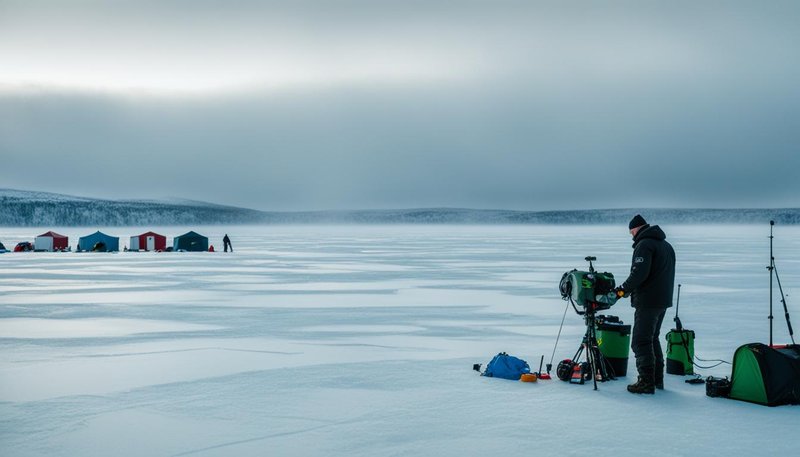 Experience the Thrill of Ice Fishing in the UK's Frozen Lakes and Reservoirs